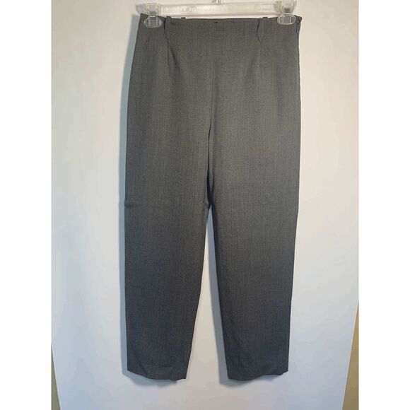 Ann Taylor Flat Front Side Zip Lined Trouser - Picture 1 of 7